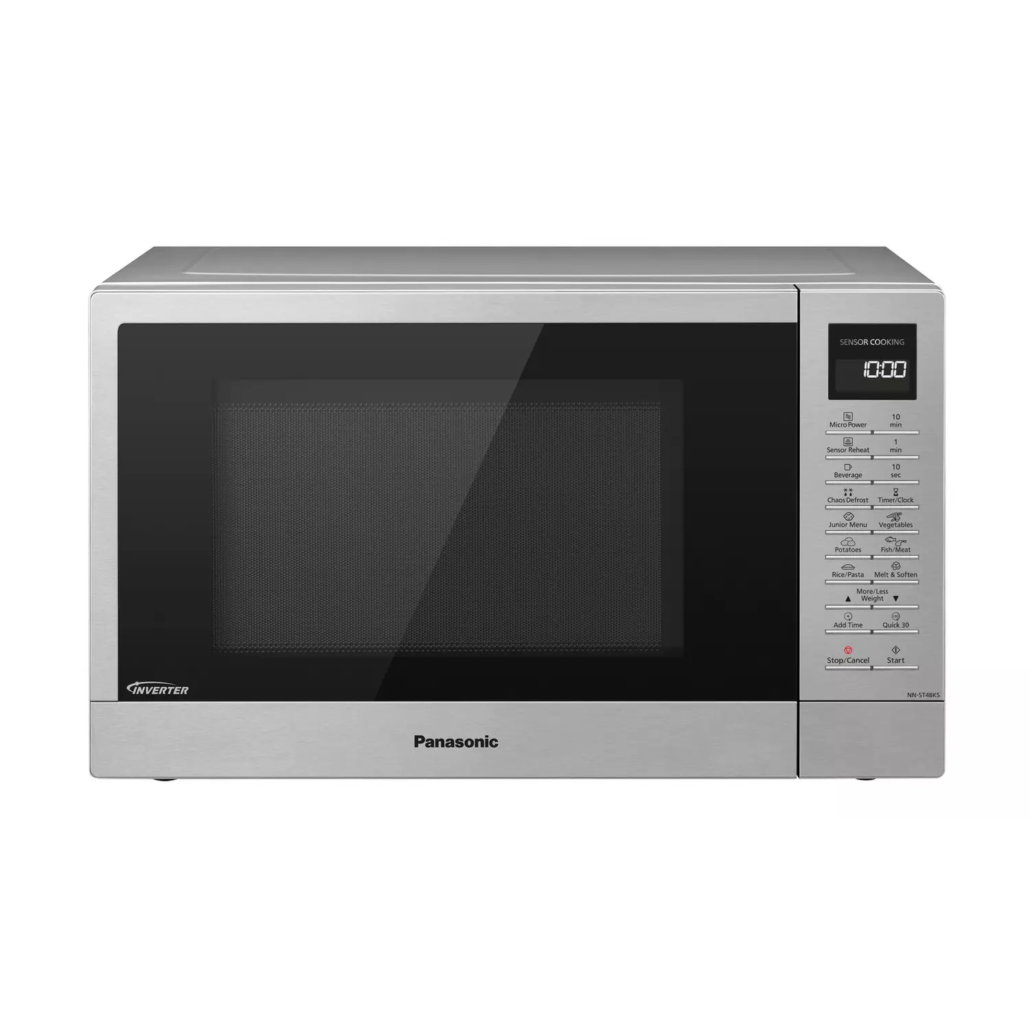 Panasonic 1000W Standard Microwave NN-ST48KSBPQ - S.Steel